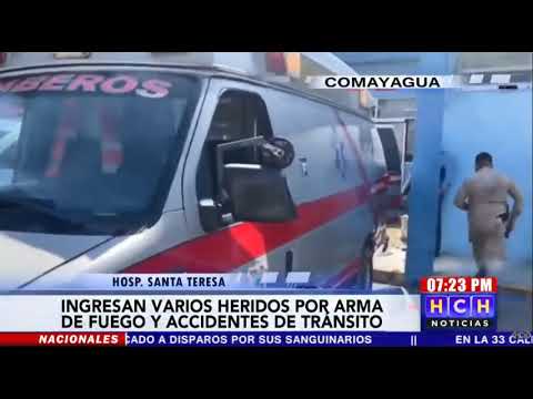 Varios ingresos por accidentes de tránsito reportó el Hospital Santa Teresa en #Comayagua