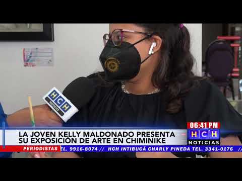 Kelly Maldonado presenta su exposición de arte en Chiminike