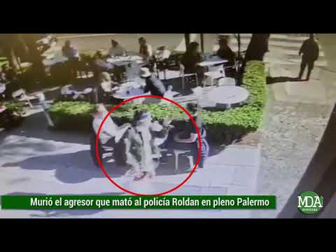 URGENTE | MURIÓ el AGRESOR que APUÑALÓ y MATÓ al POLICÍA ROLDAN en pleno barrio de Palermo
