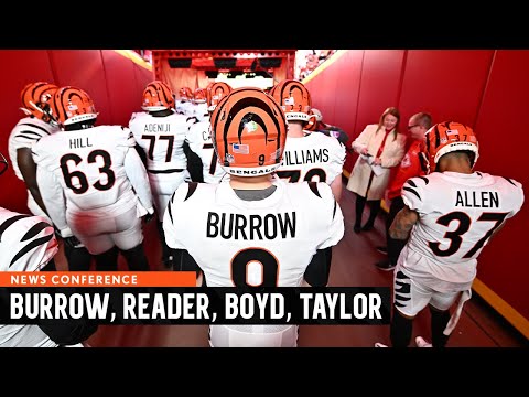 Joe Burrow, Zac Taylor and Select Players News Conference | February 3, 2022 video clip