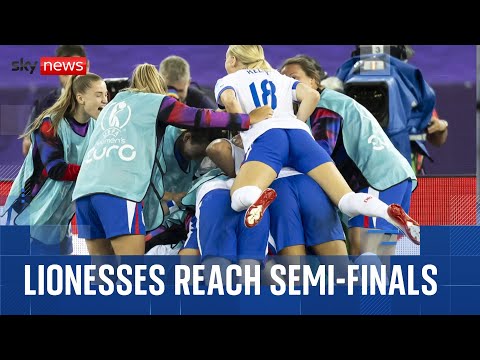 Women's Euros: England through to the semi-finals after beating Sweden