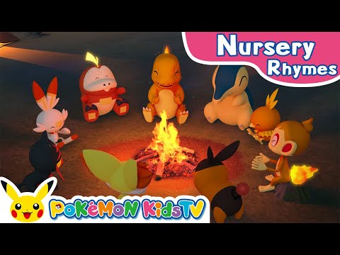 A Pokémon Campfire | Nursery Rhyme | Kids Song | Pokémon Kids TV