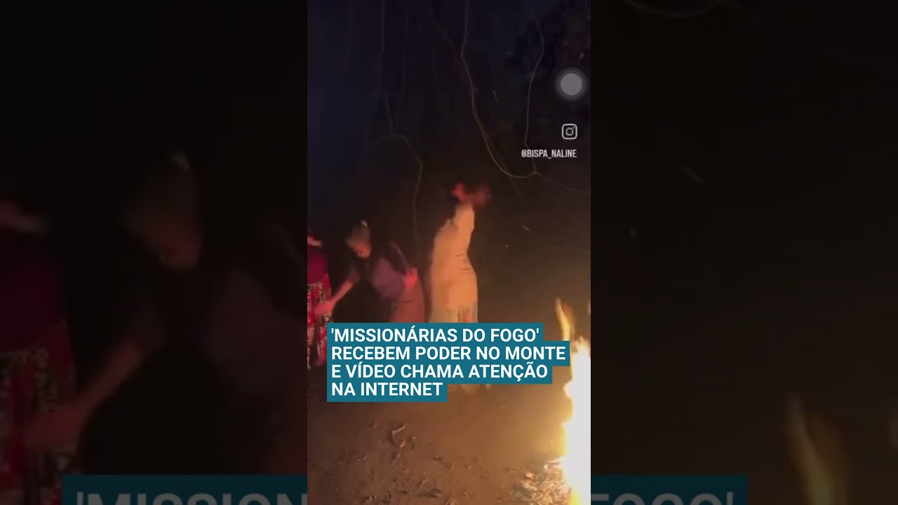 Missionárias do fogo recebem poder no monte e vídeo chama atenção na internet