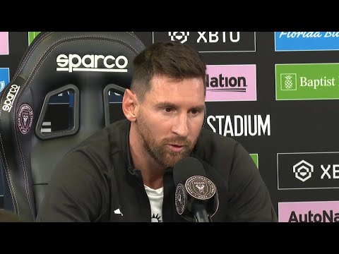 Lionel Messi se dice “feliz” en el Inter Miami antes de su primera final | AFP
