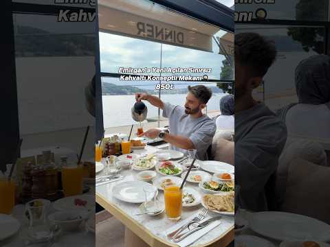 Boğaz manzarasında sınırsız kahvaltı 850₺ 🍳✨