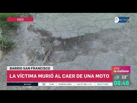 Una menor cayó de una moto y murió en Mendoza: denuncian que fue por el mal estado de la calle