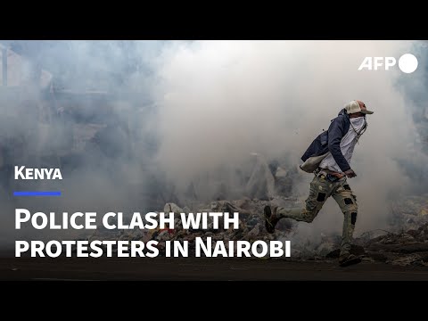 Kenya police use whips, tear gas during clashes in Nairobi | AFP