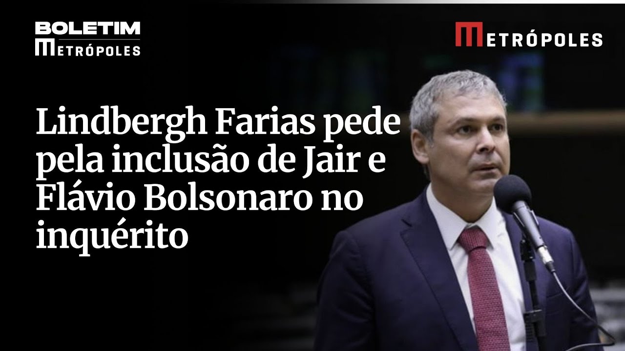 Lindbergh protocola petição no STF contra Jair e Flávio Bolsonaro