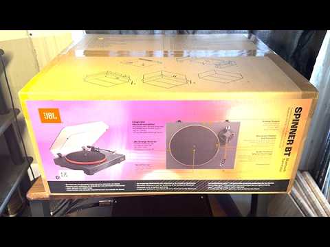 JBL Spinner BT Turntable: Unboxing Video