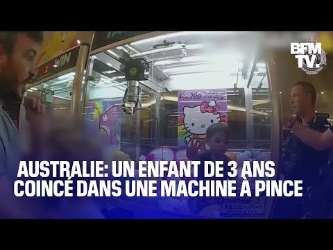 Australie: un enfant de 3 ans coincé dans une machine à pince