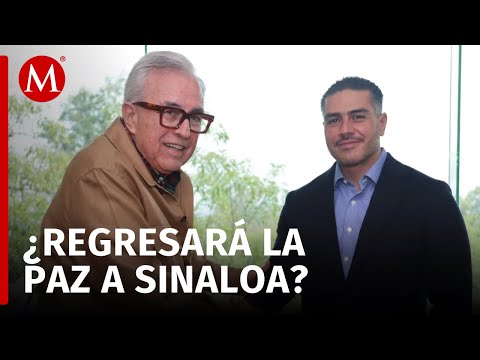 Gobernador Rubén Rocha Moya analiza la violencia en Sinaloa con el secretario de Seguridad