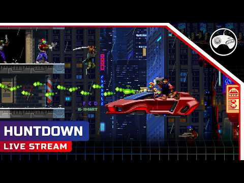 (🔴 ŽIVĚ ) Huntdown | Steam | Longplay | Retro Hráč | #huntdown #retrohrac