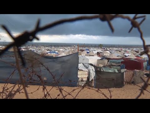 Thousands of displaced Palestinians mark the start of Eid in Muwasi camp's dire conditions