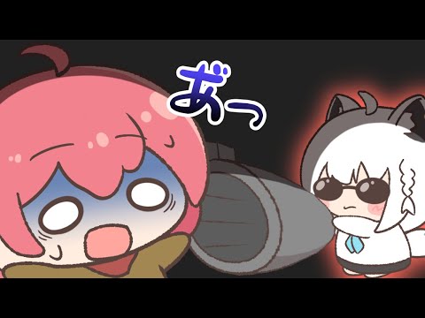 【手描き】ロケランをぶっ放したかったみこち【さくらみこ/白上フブキ/ホロライブ】