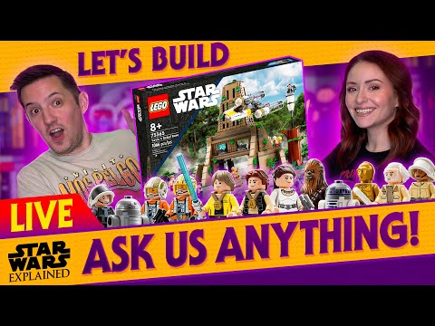 Ask Us Anything While We Finish the LEGO Yavin 4 Rebel Base LIVE!