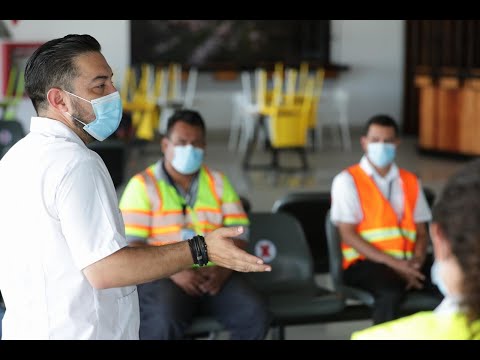 Supervisan protocolos de bioseguridad en aeropuertos