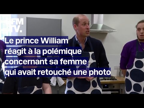 Photo retouchée de Kate: le prince William réagit à la polémique