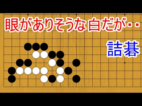 白は二眼ありそうですが・・【囲碁】