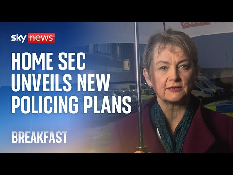 Home Secretary Yvette Cooper announces £100m new funding for police recruitment