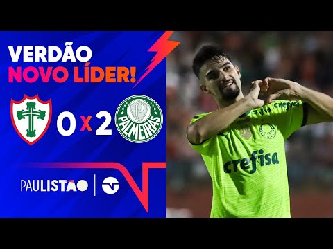 GABRIEL MENINO MARCA GOLAÇO, FLACO ANOTA MAIS UM E VERDÃO É LIDER! PORTUGUESA 0 X 2 PALMEIRAS