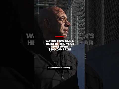 Watch how CNN's Hero of the Year gives away $100,000 prize
