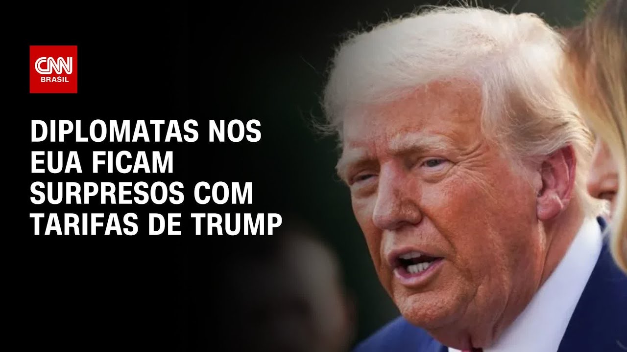 Diplomacia brasileira nos EUA fica atônita com tarifa de 50 contra Brasil | LIVE CNN