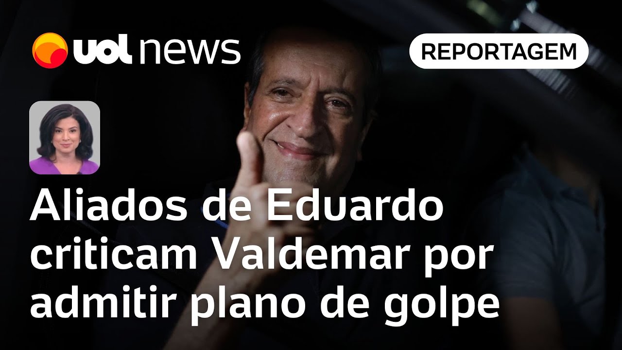 Aliados de Eduardo Bolsonaro criticam Valdemar por admitir plano de golpe | Raquel Landim