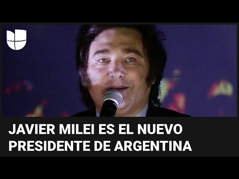 “Hoy comienza el fin de la decadencia argentina”: Javier Milei, nuevo presidente de Argentina