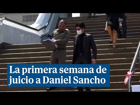 Así ha sido la primera semana de juicio a Sancho: Nervioso, chulesco y cuestionando a los testigos