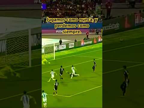 Jugamos como nunca, y perdemos como siempre. #argentina le gana a #mexico #futbol #seleccionmexicana