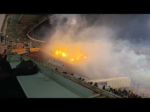 Partizan - OFK Beograd: Bakljada Grobara i Plave Unije