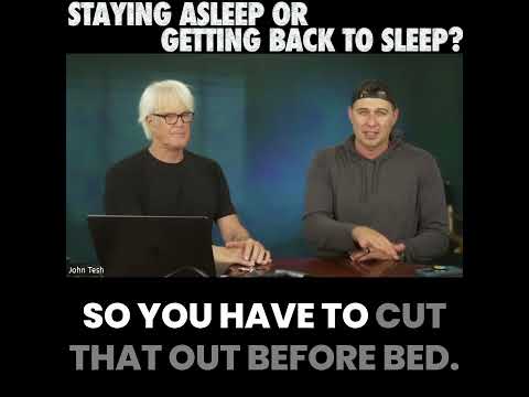 How To Stay Asleep OR Fall Back To Sleep!