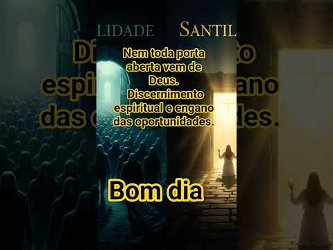 “Nem toda porta aberta vem de Deus. #jesus #bomdiaamor #bomdia #mensagem #felizsegundafeira #amor