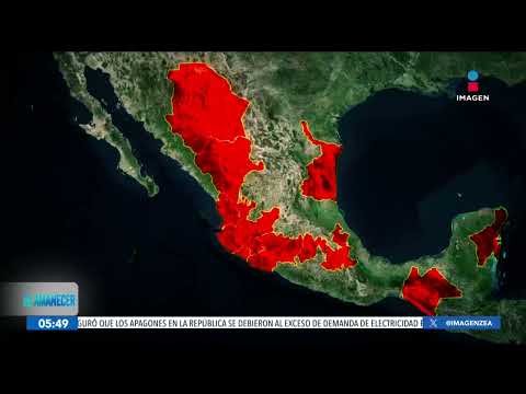 En México hay 41 incendios forestales activos
