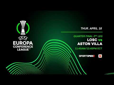 The Europa Conference League UEFA | Thur. April.18 2nd Leg | on SportsMax2 and SportsMax App!