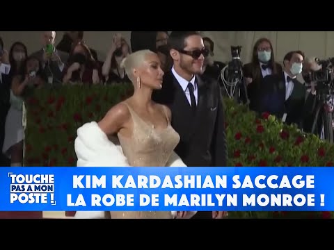 Kim Kardashian saccage la robe de Marilyn Monroe !
