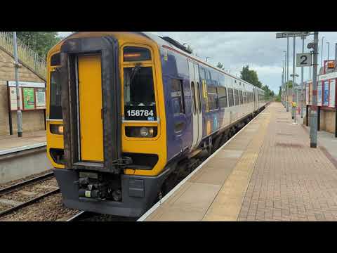 158784 departing Glasshoughton (07/08/24)