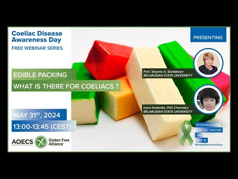 Coeliac Awareness Webinar #8 - Edible packing - what is there for celiacs?