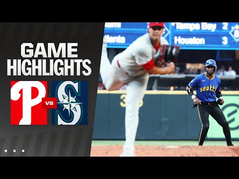 Phillies vs. Mariners Game Highlights (8/2/24) | MLB Highlights