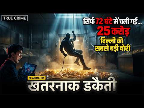 25 करोड़ की BIGGEST JEWELRY HEIST: दिल्ली की सबसे खतरनाक चोरी | True Crime 2D Animated Documentary
