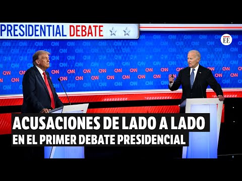 Joe Biden y Donald Trump: así fue el primer debate presidencial | El Espectador