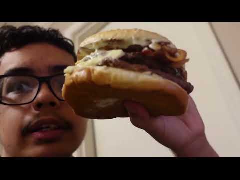 Eating a Bacon-King From Burger King