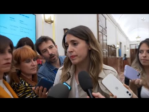 Irene Montero advierte al PSOE del apoyo del PP a su reforma del sí es sí