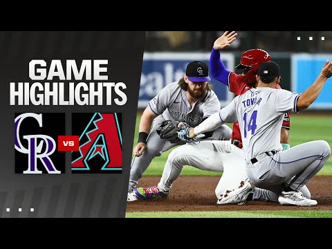 Rockies vs. D-backs Game Highlights (3/31/24) | MLB Highlights