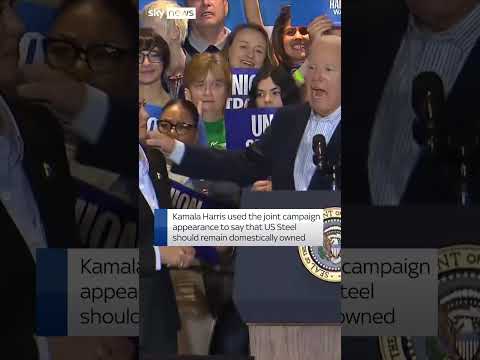 Joe Biden and Kamala Harris join forces on campaign trail