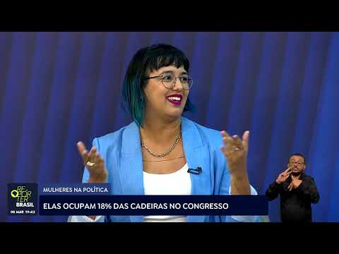 Mulheres ocupam 18% das cadeiras no Congresso