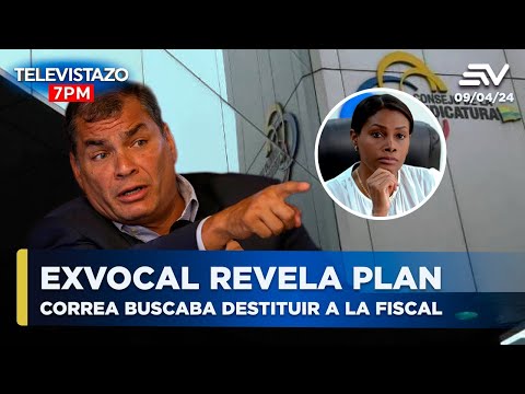 Muñoz confiesa plan de Rafael Correa para sacar a la fiscal Diana Salazar | Televistazo en Vivo
