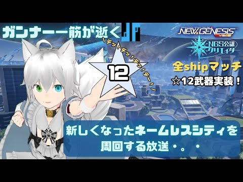 PSO2NGS 公認クリエイター ガンナー一筋マンが逝く ☆12武器実装！新しくなったネームレスシティを周回する放送・。・ ship3 (Vtuber　ブリスク)