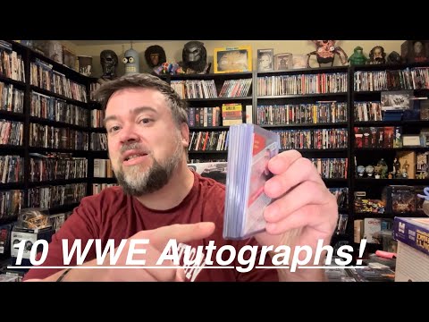 WWE Card Mailday 10 Autographs! Donruss Elite On Card Autos @WWE @panini