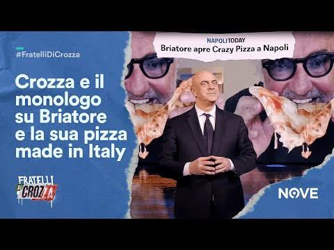 Crozza e il monologo su Briatore e la sua pizza made in Italy | Fratelli di Crozza
